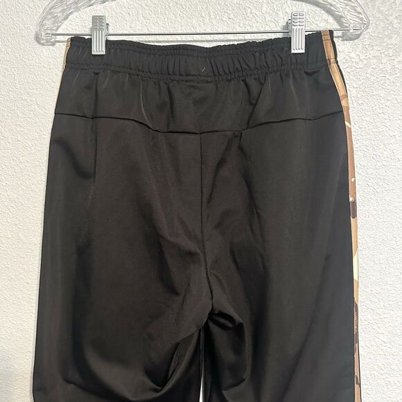 Adidas Pants Mens Small Black Camo Joggers Performance Tricot 3 Stripe Casual - Picture 5 of 12